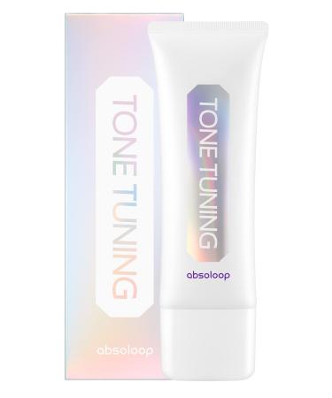 ABSOLOOP Tone up Brightening Cream  Base Makeup  Vegan  Dewy Makeup  Even Skin Tone  BB Cream  Korean Makeup  All Skin Types  1.69oz
