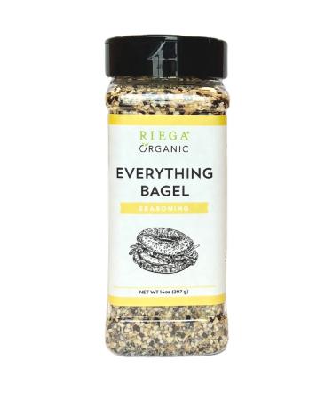 Riega Organic Everything Bagel Seasoning, Everything Bagel Spice Blend 14 Ounce (Pack of 1) Everything Bagel 14 Ounce (Pack of 1)