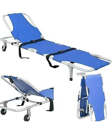 Patient Transport Emergency Stretcher Multi-Function Folding Flat Stretcher Portable Aluminum Alloy Rescue Back Stretcher Bed for Families - Buy Online on GoSupps.com