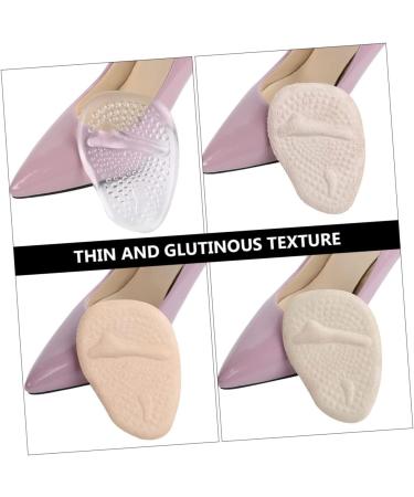 FRCOLOR Half Size Gel Cushions - 5 Pairs Metatarsal Pads for High Heels Non-Slip Forefoot Inserts Sweat Absorbent Shoe Pads - Buy Online on GoSupps.com