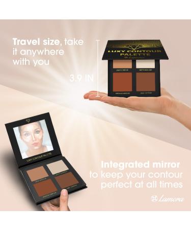 4 Shade Contour Palette Kit for Highlighting & Contouring - Vegan & Cruelty-Free - Buy Online on GoSupps.com