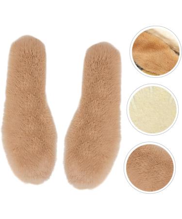 FRCOLOR 3 Pairs Faux Rabbit Fur Insoles - Warm Comfortable Winter Insoles for Adults - Cold-Proof Shoe Accessories - Buy Online on GoSupps.com