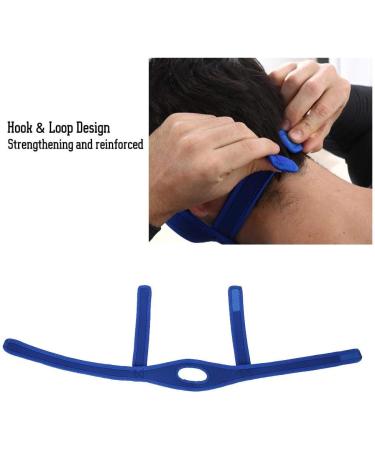 Anti Snoring Strap - Adjustable Unisex Jaw Support Belt for Comfortable Sleep - Blue - Buy Online on GoSupps.com