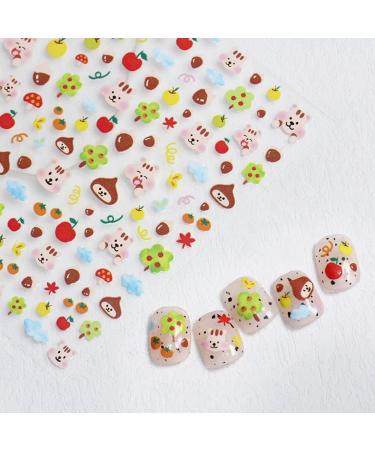 Fashion Handmade Self-Adhesive DIY Animal Decals Nail Art Decorations Manicure Accessories Nail Stickers(Style 3) - Buy Online on GoSupps.com