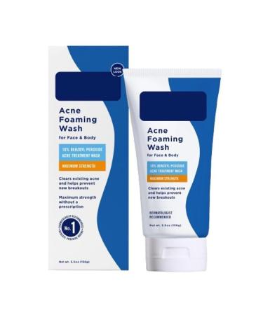 Acne Foaming Wash Akne Mousse nettoyante douce pour le visage Acne Foaming Wash Nettoyant Visage Anti Imperfection pour Peaux Normales Grasses et Acn iques