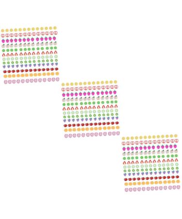 Beaupretty 7200 Pcs Accessories flowers Scrapbook Embellishments fruit scrapbook decorate Makeup Tools decorative sheet Charm nail art fruit decorations Nail chips manicure