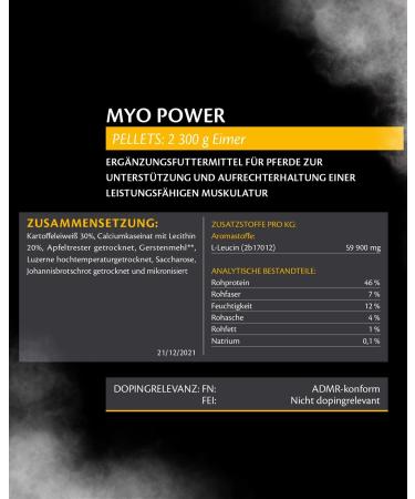 Myo Power 03605874344075 2.3 kg Bucket - Buy Online on GoSupps.com