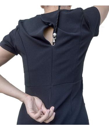 Dress Zipper Helper Black - Zipping Up Made Easy | Zip Aid Tool for Dressing Yourself - Buy Online on GoSupps.com