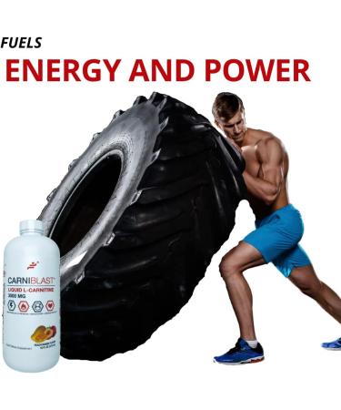 Bricker Labs CARNIBLAST Liquid L-Carnitine 3000mg with Carnipure - Peach Mango Flavor, 16 fl oz - Buy Online on GoSupps.com