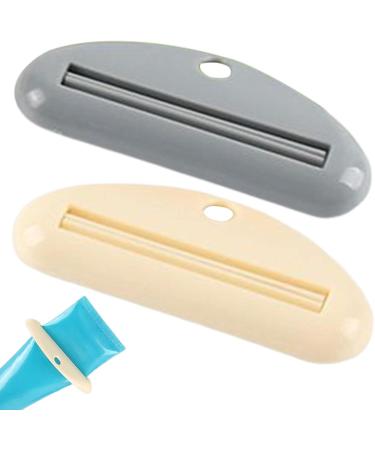 Rolling Toothpaste Squeezer 2 Piece Set Tube Squeezer Holder | Tubular Items Squeeze Tool for Toothpaste Beauty Cream Cleansing Foam Hand Cream Tmay - Buy Online on GoSupps.com