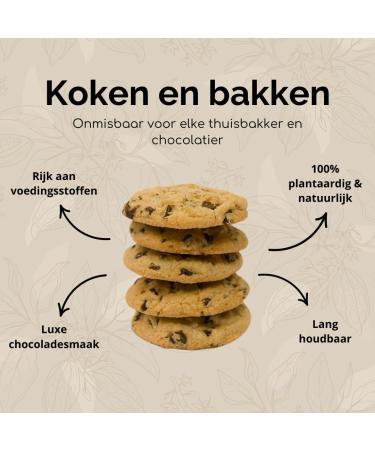 Cocoanut Pure Cocoa Butter 400 grams Unrefined Vegan Skin Foodgrade Cocoa butter - Buy Online on GoSupps.com