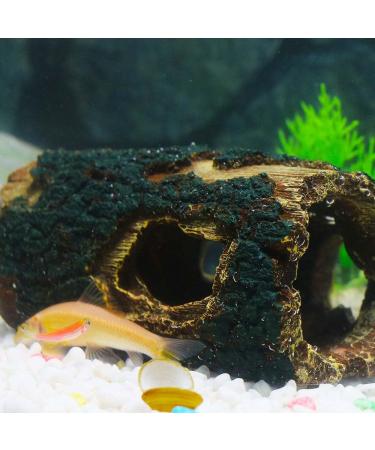 CTPENG Aquarium Cave - Kunst Resin Betta Decoration - Ideal for Small & Medium Aquariums (Harz 13.5x9x5.5 cm) - Buy Online on GoSupps.com
