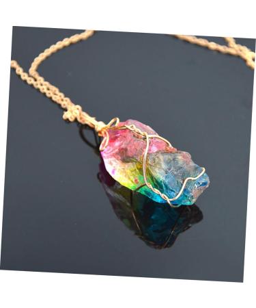 OFFSCH Womens Necklaces Chakra Healing Charm Necklace Women Stone Necklace Pendant Miss Natural Stone - Buy Online on GoSupps.com