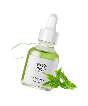 Calming Serum with Green Tea and Hyaluronic Acid Serum Hydrating Face Serum for Sensitive Skin Smooth Glowing Anti-Aging Face Serum
