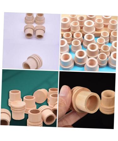 Mobestech 40 STK MOXA Fire Extinguisher & Wooden Massage Roller - Moxa Wood Accessories for Moxibusstation & Massage Therapy - Buy Online on GoSupps.com