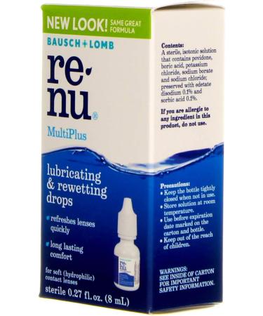 Buy B&L Lube Rewet Drops - Bausch & Lomb Renu Lubricating Eye Drops 0.27z | Fast International Shipping - Buy Online on GoSupps.com