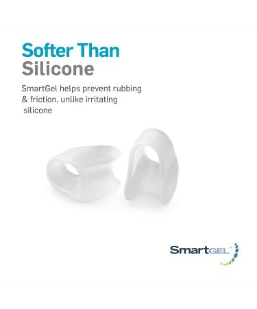 NatraCure 2 Advanced Gel Toe Separators & Spreader/Spacers - Pain Relief for Calluses Blisters Bunions & Hammer Toes - Size S/M - 1 Pair - International Shipping Available - Buy Online on GoSupps.com