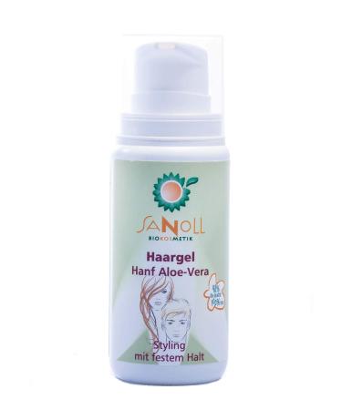 Organic Hemp Aloe Vera Styling Gel 100ml in Airless Dispenser