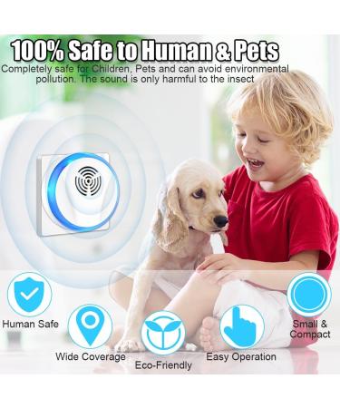 Yangun Ultrasound Pest Control - 4 Pack Electronic Insect Repellers for Mosquitoes Mice & Spiders | Safe Indoor Protection - Buy Online on GoSupps.com