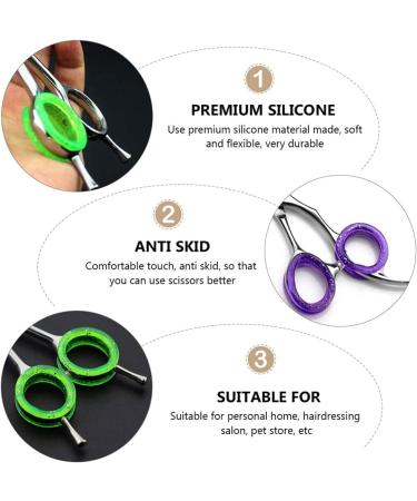 Iplusmile 12-Hour Silicone Finger Ring for Pet Grooming Scissors | Protective Rings for Dog Hair Clippers & Barber Use - Prevent Calluses - Buy Online on GoSupps.com