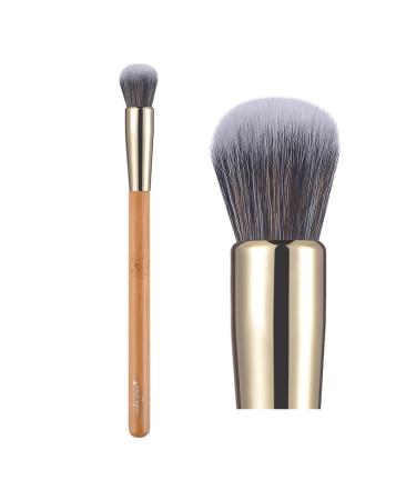 Vela.Yue 2pcs Precision Makeup Brush Set for Face Shape, Highlighting, and Blending - Buy Online on GoSupps.com