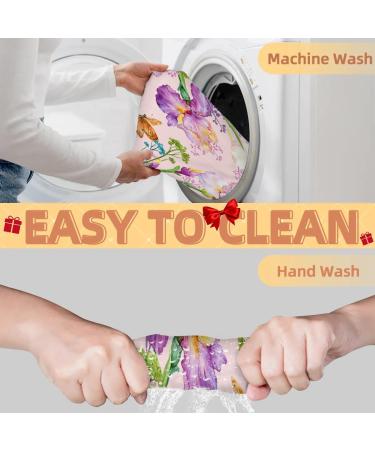 Lovely Butterfly Flowers Beard Bib Apron - Non-Stick Waterproof Hair Catcher for Men | Perfect Grooming Gift with Suction Cups - Buy Online on GoSupps.com