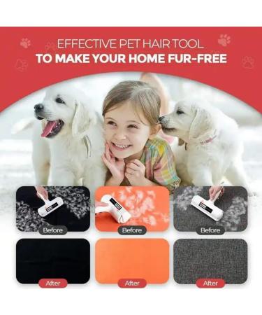 Pet Hair Remover & Reusable Lint Roller - Effective Cat & Dog Fur Removal Tool for Furniture Carpet Clothing | Portable Multi-Surface Solution (Red - Buy Online on GoSupps.com