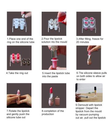 Semme Lipstick Stripper - Professional Silicone Lipstick Extractor for DIY Lipstick Making | International Shipping - Buy Online on GoSupps.com