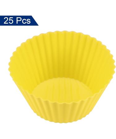 Buy 25pcs Wax Melt Warmer Liner Silicone - Yellow Candle Scent Melter | International Shipping - Buy Online on GoSupps.com