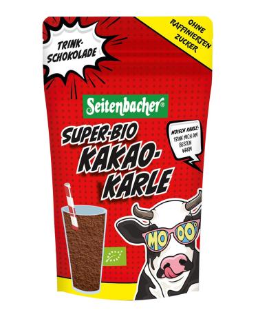 KAKAO-KARLE super bio - Chocolat boire - V g talien - 100 % bio - Sans sucre raffin - 1 x 300 g