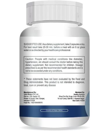 Healthy Upvision Eye Care Supplemnt for Eye Health with Omega-3 Vitamin E VIT A VIT C Lutein Zeaxanthin VIT B2 Vegetarian 60 Capsules-Pack of 1 - Buy Online on GoSupps.com