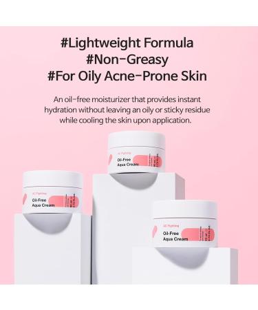 TIAM AC Fighting Oil-Free Aqua Cream | Hydrating Water Gel Moisturizer for Oily Skin | Blemish Soothing Non-Greasy Formula | 2.7 Fl.Oz International Shipping Available - Buy Online on GoSupps.com