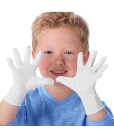 Granberg Ultra-Soft Non-Itch Bamboo Eczema Gloves for Kids and Children (3-4 Years) Eco-Friendly Eczema Clothing No Zinc or Dyes