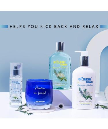 Rosemary & Elderflower Soothing Bath & Shower Gel | Luxury Vegan Aromatherapy | Natural Essential Oils | Paraben-Free | 250ml for Men & Women - Buy Online on GoSupps.com