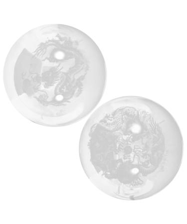 Clispeed massage device 2st Healthy massage ball Home Decor apartment device Glass ball Chinese baoding balls Handrolling balls Gently rolling balls exercise ball ornaments