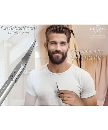Premium Rust-Proof Nail & Cuticle Scissors - Extra Sharp Stainless Steel Manicure & Pedicure Tools for Men & Women - Buy Online on GoSupps.com