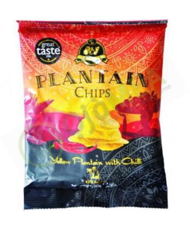 Olu Olu Plantain Chips Chilli 60g Box of 24-Fd