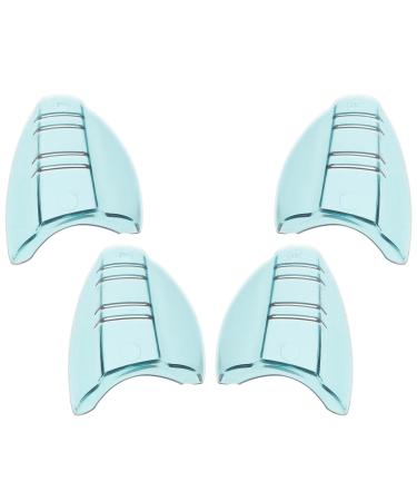 Baluue Safety Glasses Side Shields 2 pairs Flexible Slip on Side Shields for Eyeglasse Eyeglasses Frames Green