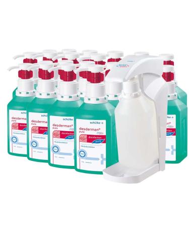 Sch lkeSet 20x 500 ml Desderman hyclick hand disinfectant + 1x hyclick dispenser
