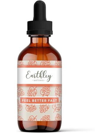 Earthley Wellness, Feel Better Fast, Supports Respiratory Health, Echinacea Root, Fennel Seed, Astragalus Root, Elder Flower and Cinnamon (2 oz)