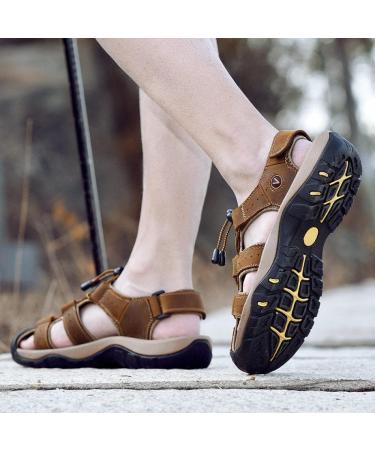 Buy Mllm Men & Women Bathing Flip Flops - Breathable Leather Beach Sandals | UK Size 7 | Soft Comfortable Outdoor Footwear - Buy Online on GoSupps.com