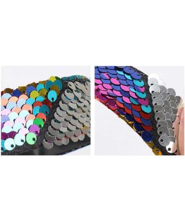 Reversible Sequin Headbands Color Changing Flip Sequin Headbands Bling Glitter Sparkly Fashion Headband Magic Alice Hair Band Hair Accessories For Women Girls - Buy Online on GoSupps.com
