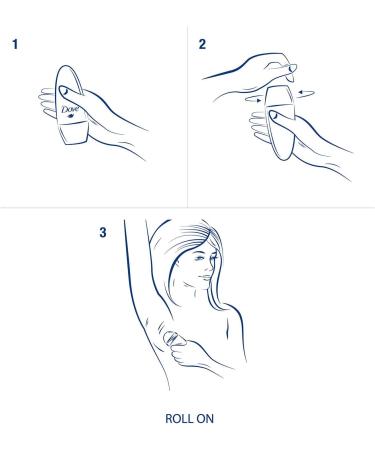 Dove Go Women Fresh Cucumber Roll-On Deodorant 6 Pack - 50ml - Buy Online on GoSupps.com