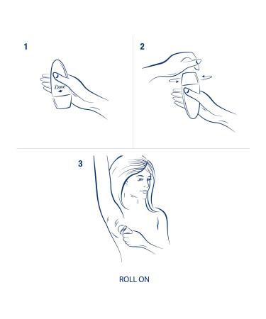Dove Go Fresh Cucumber Roll-On Anti-Perspirant Deodorant 50ml - Pack of 3 | Long-Lasting Protection - Buy Online on GoSupps.com