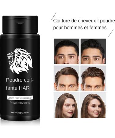 Ceprznvey Hair Powder Men Texturizing Hair Styling Long Lasting Voluminous Texture 15g Quick Application Matte Finish Hairline Powder 15g for Charming Look 15g - Buy Online on GoSupps.com