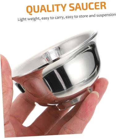 Fomiyes Men's Shaving Foam Bowl - Stainless Steel Container for Shaving Cream & Soap | Best Men's Grooming Essentials - Buy Online on GoSupps.com