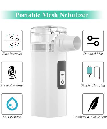 Portable Rechargeable Asthma Nebulizer for Kids with Two Masks - Home & Travel - Buy Online on GoSupps.com