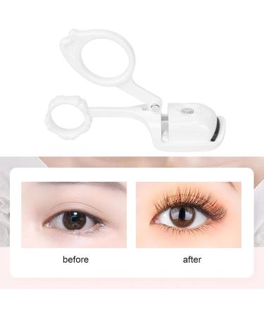 Qukaim Heated Eyelash Curler Heated Eyelash Curler Electric Eye Lash Curler with 3 Gears Type C Rechargeable WhiteUSB Eyelash Curler Intelligence Eyecurl - Buy Online on GoSupps.com