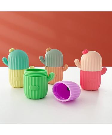 Rose Flower Ice Facial Roller 2pc/Set | Cute Cactus Shape | Reusable Ice Mold for Face | Reduce Puffiness & Pores | Facial Beauty Care Tool - Buy Online on GoSupps.com