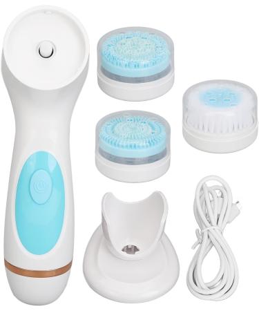 Facial Cleansing Brush Silicone Pore Deep Cleansing Electric Face Brush for Salon (Blue) - Buy Online on GoSupps.com